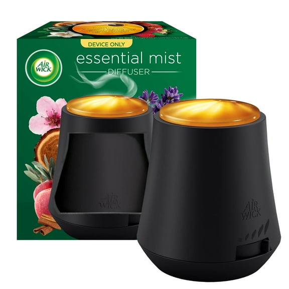Air Wick Essential Mist Scented Oil Air Freshener Diffuser Device, Black, 1 Piece