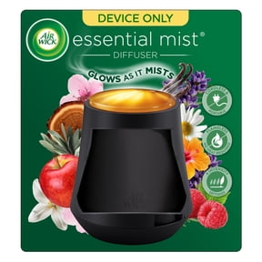 Air Wick Essential Mist Scented Oil Cordless Diffuser Device, Black, 1 Count