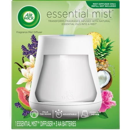 Air Wick Essential Mist Diffuser, White Gadget, 1 Count