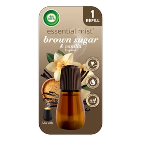 Air Wick Essential Mist Scented Oil Cordless Diffuser Refill, Brown Sugar and Vanilla, 1 Count