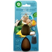 Air Wick Essential Mist Refill, 1 ct, Coconut and Pineapple, Essential Oils Diffuser, Air Freshener