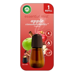 Air Wick Essential Mist Scented Oil Air Freshener Diffuser Refill, Apple and Cinnamon, 1 Count