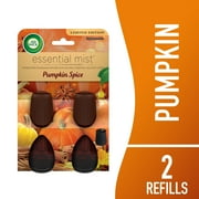 Air Wick Essential Mist Diffuser Air Freshener Refills, Fall Scent, Pumpkin Spice, 2 Count