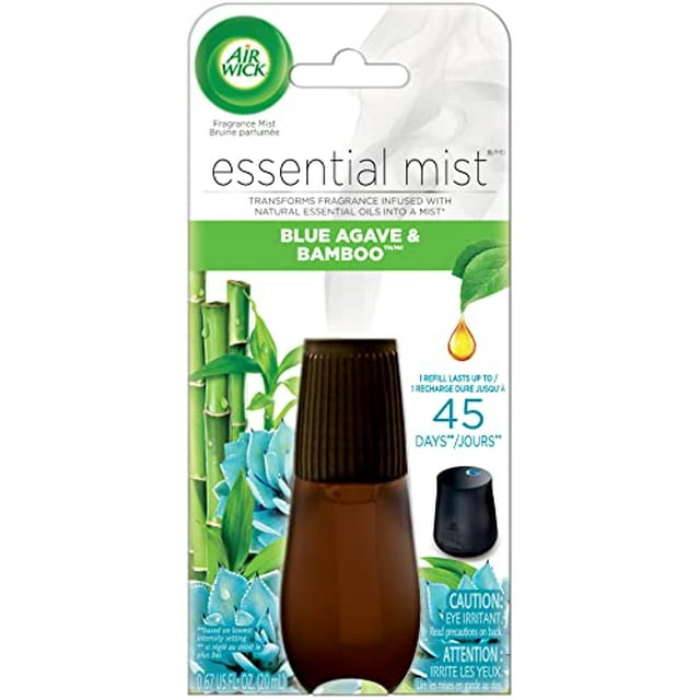 Air Wick Essential Mist Refill, Blue Agave and Bamboo, Essential Oils