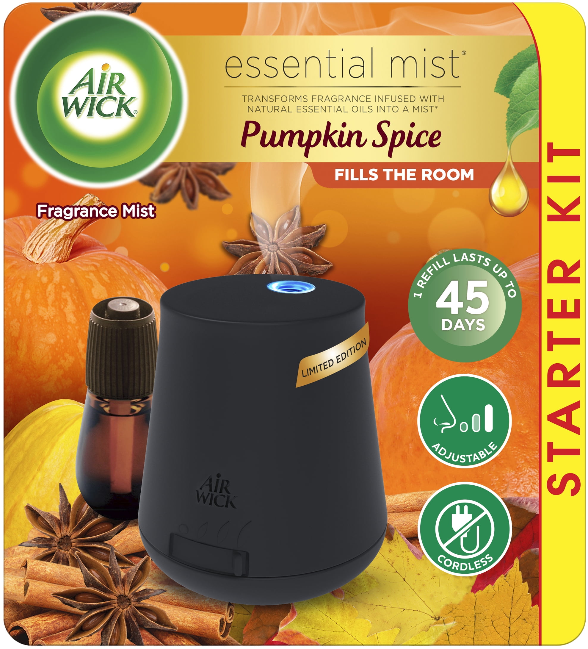 VINEVIDA Pumpkin Spice Fragrance Oil for Cold Air Diffusers - Pumpkin Spice  120ml