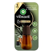 Air Wick Essential Mist Vibrant Scented Oil Air Freshener Diffuser Refill, White Sage and Mahogany, 1 Count