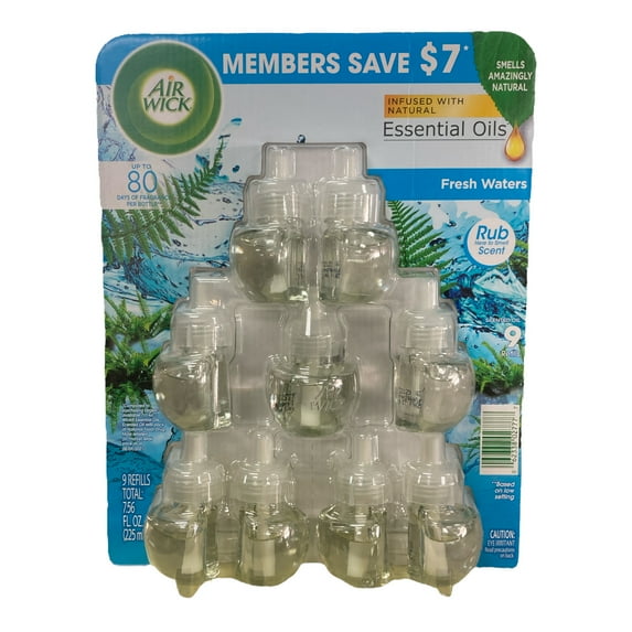 Air Wick Essential Oils Refills 9 pc. - Fresh Waters