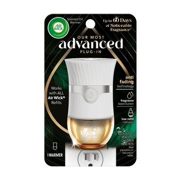 Air Wick Advanced Plug-in Scented Oil Air Freshener Warmer Device, 1 Count
