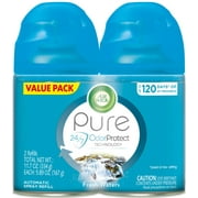Air Wick Freshmatic 2 Refills Automatic Spray, Fresh Waters, (2X6.17oz), Air Freshener
