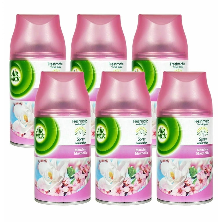 Air Wick Freshmatic Automatic Spray Air Freshener Refill, Cherry Blossom Scent, Size: 6-pack