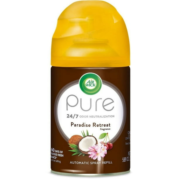 Air Wick Pure Air Freshmatic Refills - Aerosol - 6.2 fl oz (0.2 quart) - Ocean Breeze - 60 Day - 6 / Carton - Odor Neutralizer Air Wick Pure Air Freshmatic Refills - Aerosol - 6.2 fl oz (0.2 quart) - Ocean Breeze - 60 Day - 6 / Carton - Odor Neutralizer