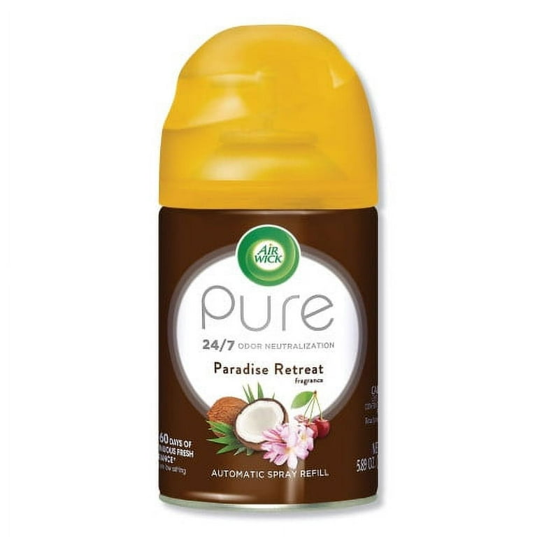 Freshmatic Life Scents Ultra Refill, Paradise Retreat, 5.89 oz Aerosol Spray, 6/Carton Freshmatic Life Scents Ultra Refill, Paradise Retreat, 5.89 oz Aerosol Spray, 6/Carton