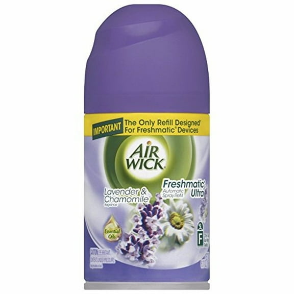 Air Wick Freshmatic Refill Automatic Spray, Lavender & Chamomile, 6.17oz, Air Freshener (Pack of 12)