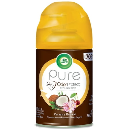 Air Wick, Freshmatic Refill, Automatic Spray, Paradise Retreat Scent, 6.17oz, Air Freshener, Can