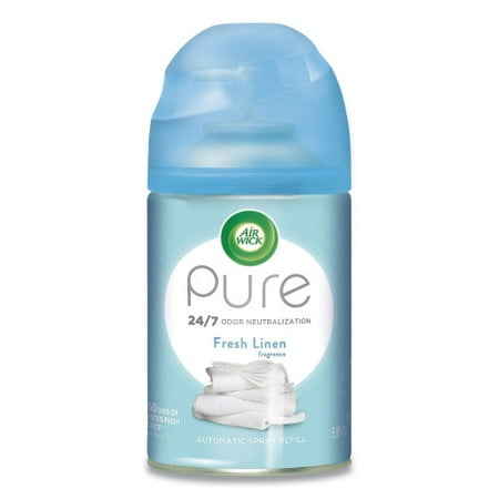 Air Wick Freshmatic Ultra Automatic Spray Refill, Fresh Linen, 5.89 oz Aerosol Spray, Each