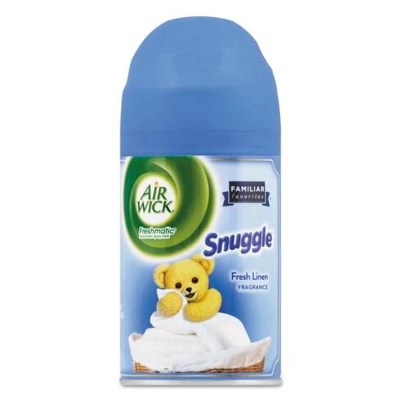 Air Wick Freshmatic Ultra Spray Refill Snuggle Fresh Linen Aerosol 6.17 oz 6/Carton 82314CT