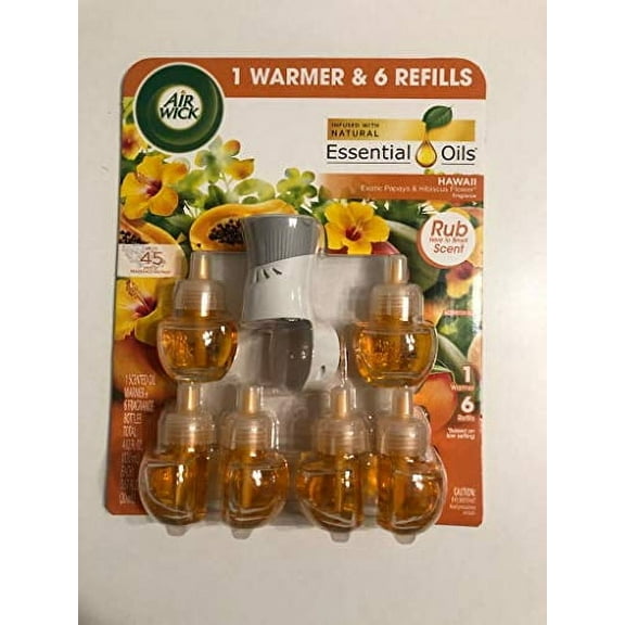 Air Wick, HAWAII, 1 WARMER PLUS 6 REFILLS