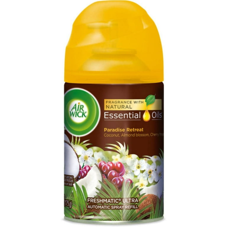 Air Wick Essential Oils Electric Coconut & Almond Flowers (recharge) -  Diffuseur de parfum électrique, Noix de coco et Fleur d'amandier