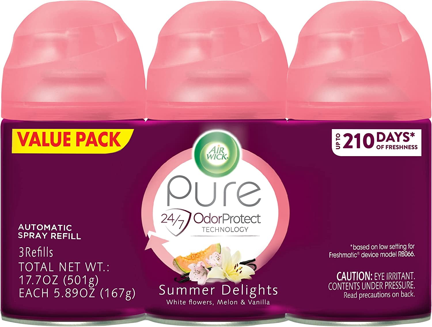 Air Wick Life Scents Freshmatic Refills Warm Apple Crisp (Pack of 3