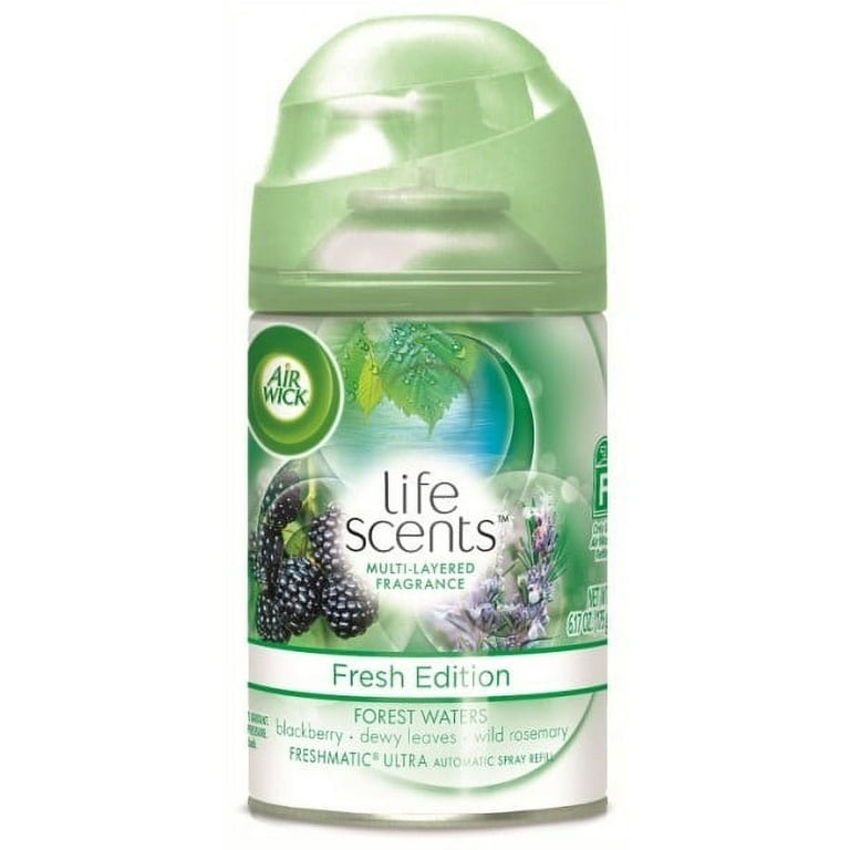 Air Wick Life Scents Freshmatic Ultra Automatic Spray Refill, Forest  Waters, 6.17 Oz 