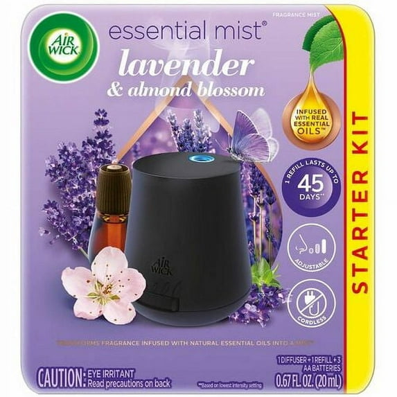 Air Wick Mist Scented Oil Diffuser Kit - Black - 1 Kit | Bundle of 10 Kits