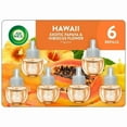 thumbnail image 1 of Air Wick Plug-In Scented Oil Air Freshener Warmer Refills, Hawaii Exotic Papaya and Hibiscus Flower - 12 Count Total, 1 of 5