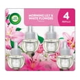 thumbnail image 1 of Air Wick Plug-in Scented Oil Air Freshener Warmer Refills, Morning Lily and White Flowers, 4 Count, 1 of 2