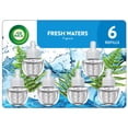 thumbnail image 1 of Air Wick Plug-in Scented Oil Freshener Refills - Fresh Waters, 6 Pack, 1 of 1