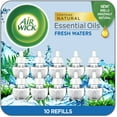 Air Wick Plug in Scented Oil Refill, 10ct, Fresh Waters, Eco Friendly