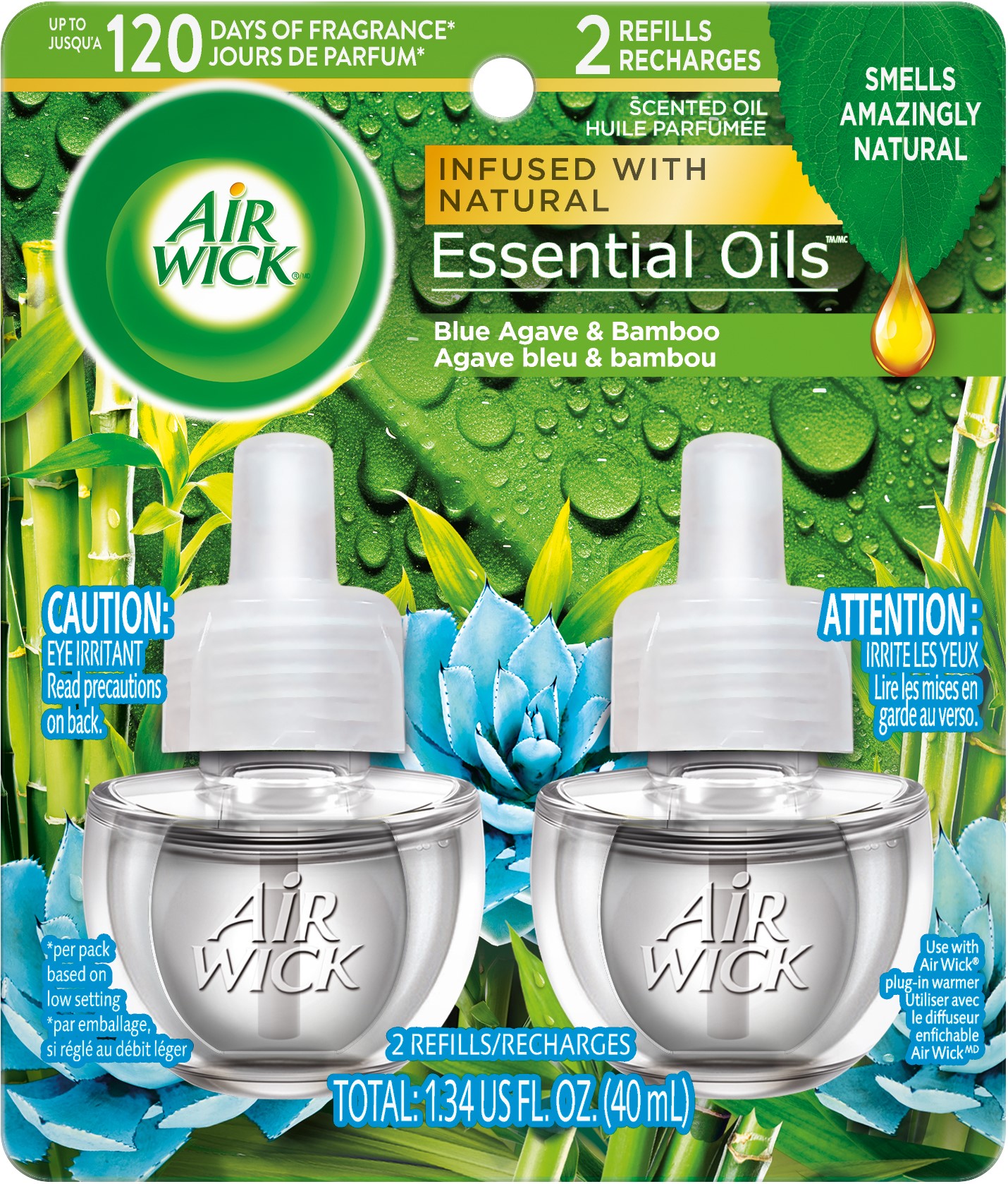 Air Wick Essential Mist Refill, 1 ct, Hibiscus and Blooming Orchids, Essential Oils Diffuser