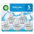 thumbnail image 1 of Air Wick Plug-In Scented Oil Air Freshener Warmer Refills, Fresh Linen, 5 Count, 1 of 11