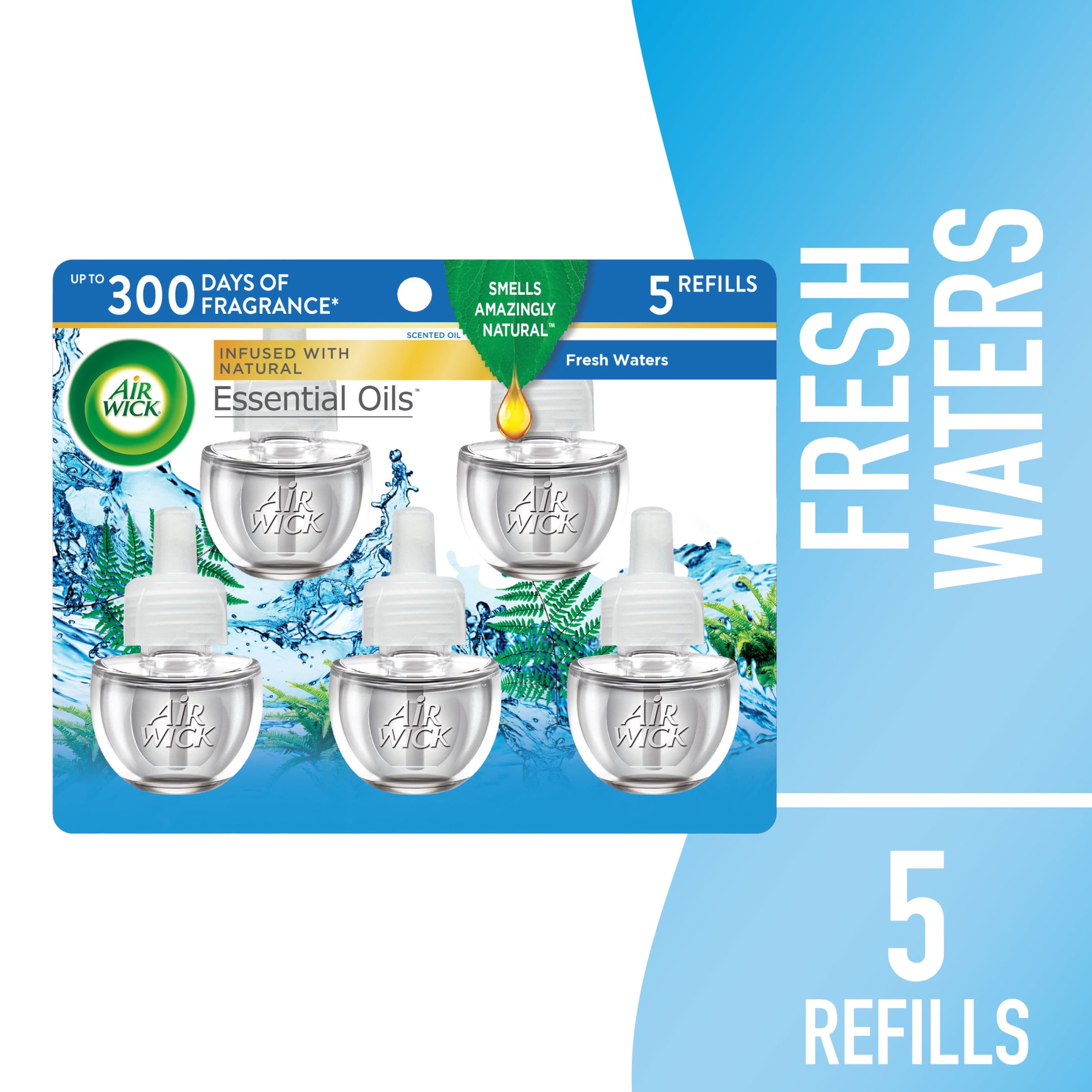 Air Wick Fresh Waters Scented Oil Refill Pack - 5 Count