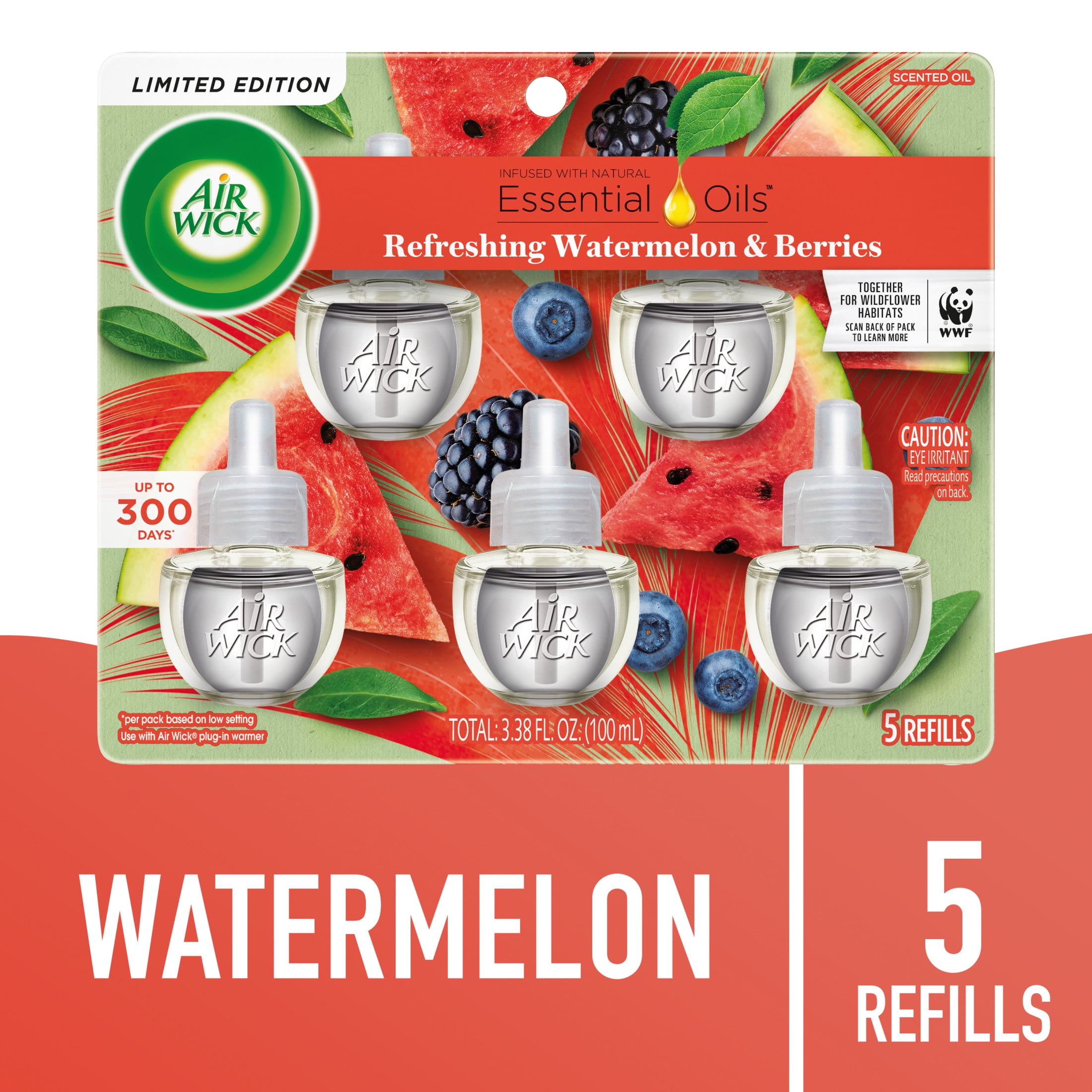 Refreshing Watermelon & Berries Scented Oil Refill Pack