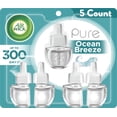 thumbnail image 1 of Air Wick Plug in Scented Oil Refill, 5 ct, Ocean Breeze, Air Freshener, Essential Oils, 1 of 8