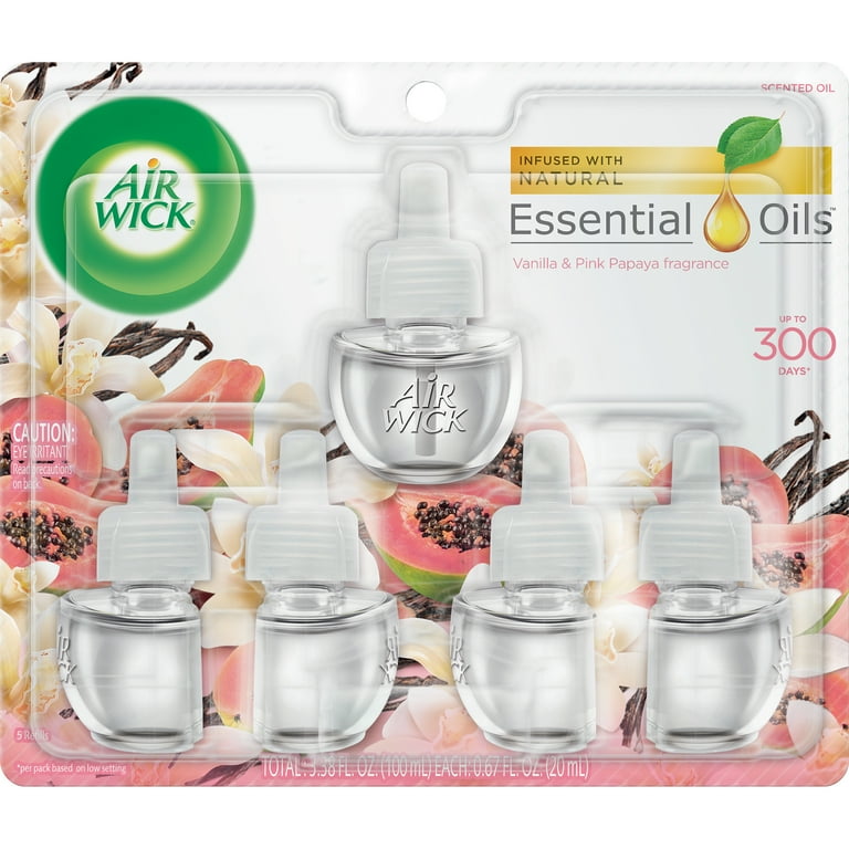 Air wick essential oils on sale vanilla