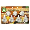 Air Wick Plug in Scented Oil Refill, 7ct, Pumpkin + Brown Sugar Mixed
