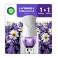 Air Wick Plug in Scented Oil Starter Kit (Warmer + 1 Refill), Lavender and Chamomile, Air Freshener, Essential Oils