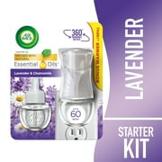 Air Wick Plug-In Scented Oil Air Freshener Warmer Starter Kit, Lavender and Chamomile, 2 Piece
