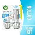 thumbnail image 1 of Air Wick Plug in Scented Oil Starter Kit (Warmer + 2 Refills), Air Freshener, Essential Oils, Simply Cotton, 1 of 8