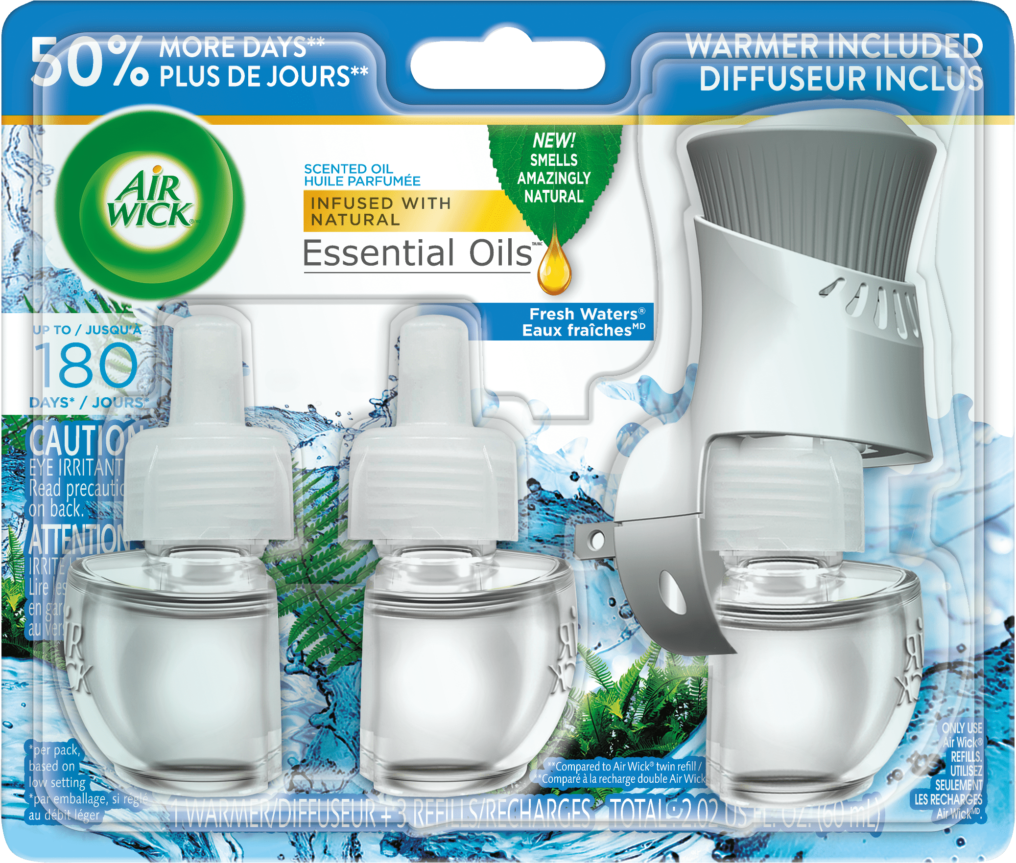 Air Wick® Plug in Scented Oil Refill Fresh Waters Air Freshener Essential  Oils, 2 ct - Harris Teeter