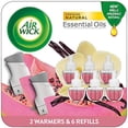 thumbnail image 1 of Air Wick Plug In Scented Oil Starter Kit, 2 Warmers + 6 Refills, Vanilla & Pink Papaya, Essential Oils, Air Freshener, 1 of 3