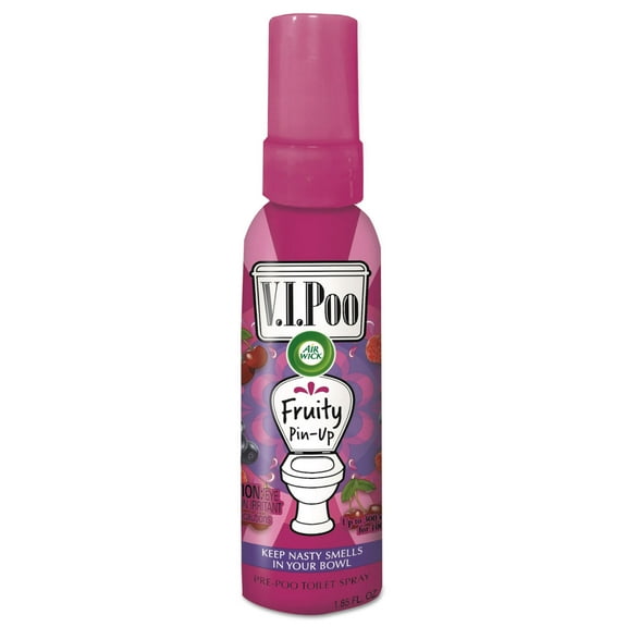 Air Wick Pre-Poo Toilet Spray, Fruity, 6 - 1.9 oz Spray Bottles (RAC96534)