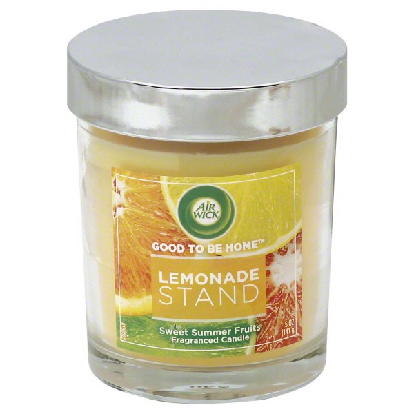 Air Wick Premium Scented Candle, Good to be Home Collection, Lemonade