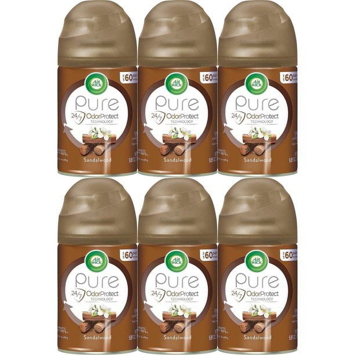 Air Wick Pure Automatic Air Freshener Spray Refill, Sandalwood, Air