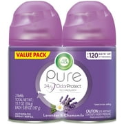 Air Wick Pure Freshmatic Automatic Spray Refill, 2ct (2x5.89oz), Lavender and Chamomile, Air Freshener, Autosprays