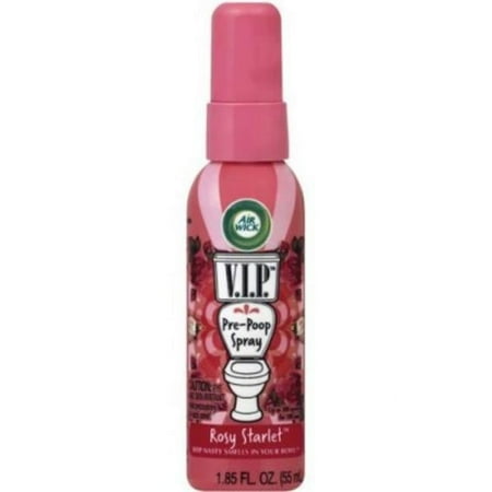 Air Wick RAC96533 VIP Pre-Poop Toilet Spray, Rosy & White - Pack of 6