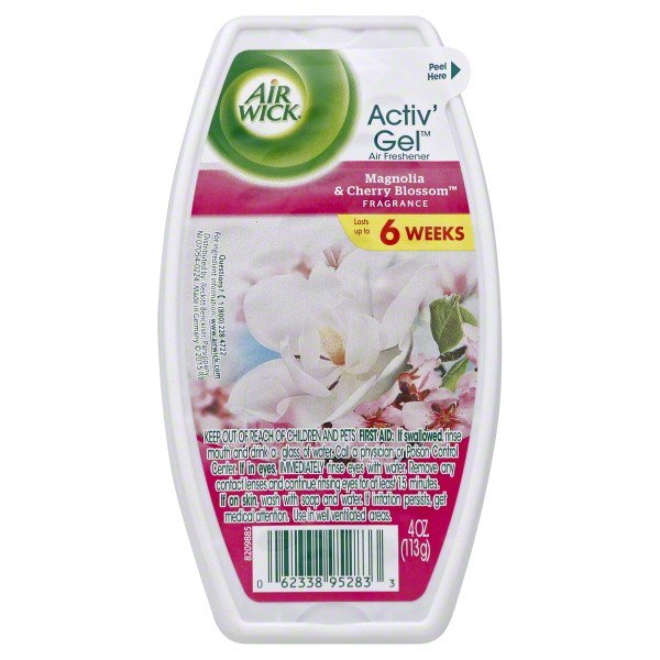 Air Wick Room Air Freshener Activ' Gel, Magnolia & Cherry Blossom, 4.0 oz.