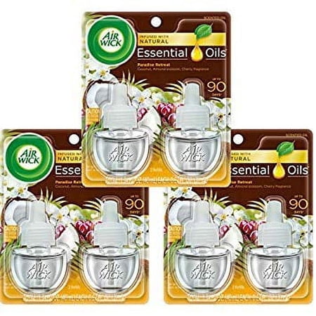Air WickÂ® Life Scentsâ„¢ Scented Oil Warmer Refill, 0.67 Oz, Paradise Retreat, Pack Of 2