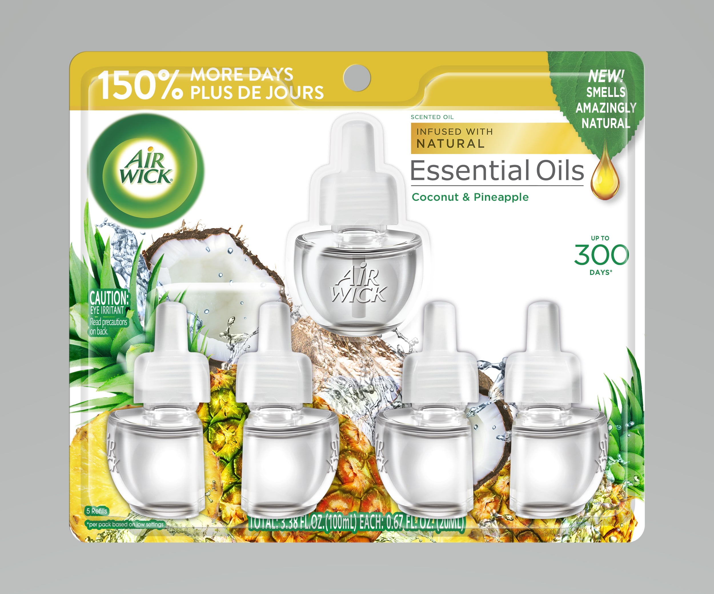 Air Wick Scented Oil Coconut & Pineapple 5CT Refill
