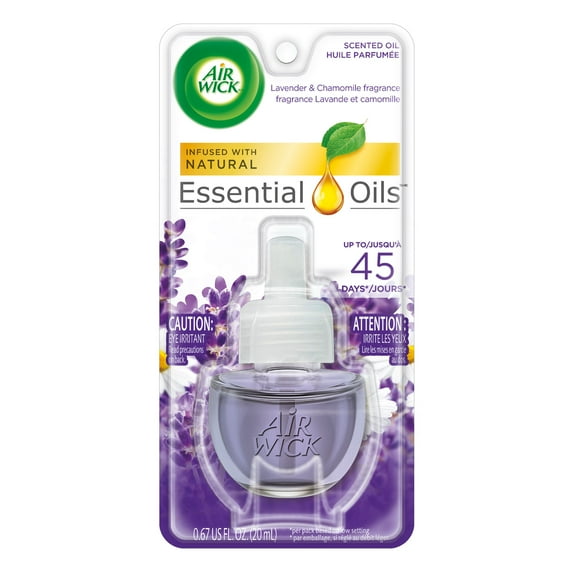 Air Wick Scented Oil Refill, Lavender & Chamomile, 0.67oz, Air Freshener